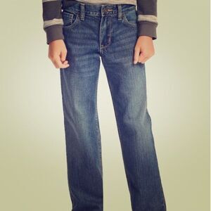 NWT - Old Navy Boys Loose Basic Light Wash Jeans - Size 10 Husky